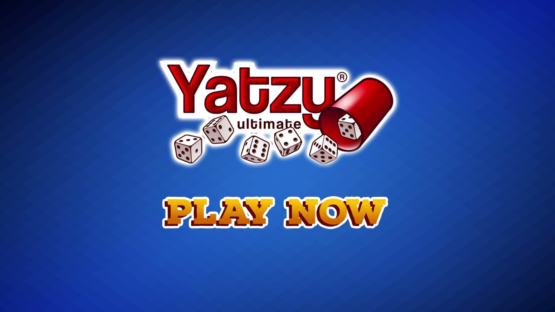 Yatzy Ultimate — game logo with dice